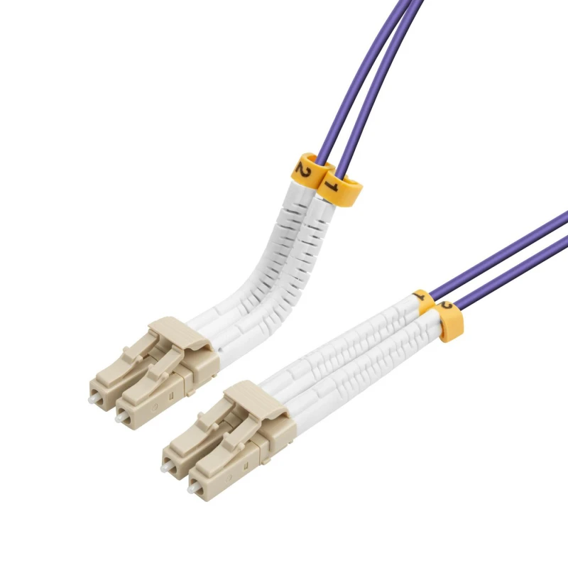 Image of Lanview LVO2318005-FLEX InfiniBand/fibre optic cable 0.5 m LC LC/LC Pu