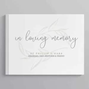 Image of Personalised A4 Remembrance Notebook