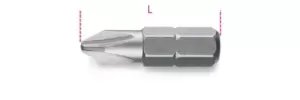 Image of Beta Tools 861 PH 10x 1/4" Hex Drive Phillips Bit PH1 x 25mm 008610205