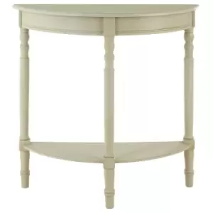 image of Heritage Console Table Vintage Grey Finish