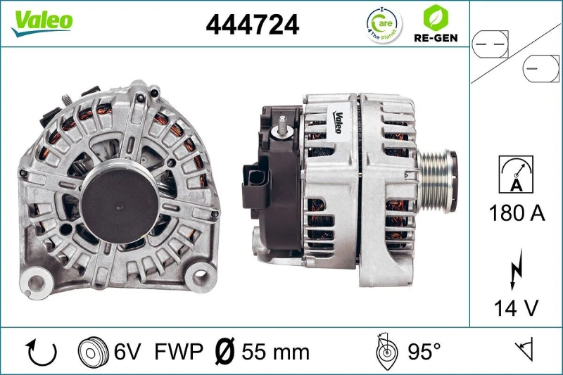 Image of Alternator VALEO 444724