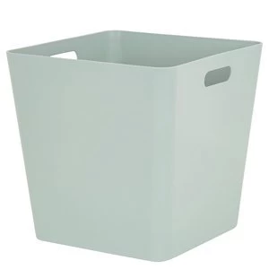 Image of Wham Studio Basket Medium duty Sage Green Plastic Large Storage box