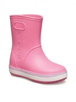 Crocs Girls Crocband Rainboot - Pink