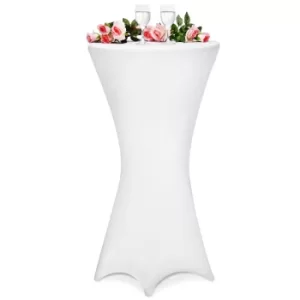 Image of Cocktail Table Cover White 60cm