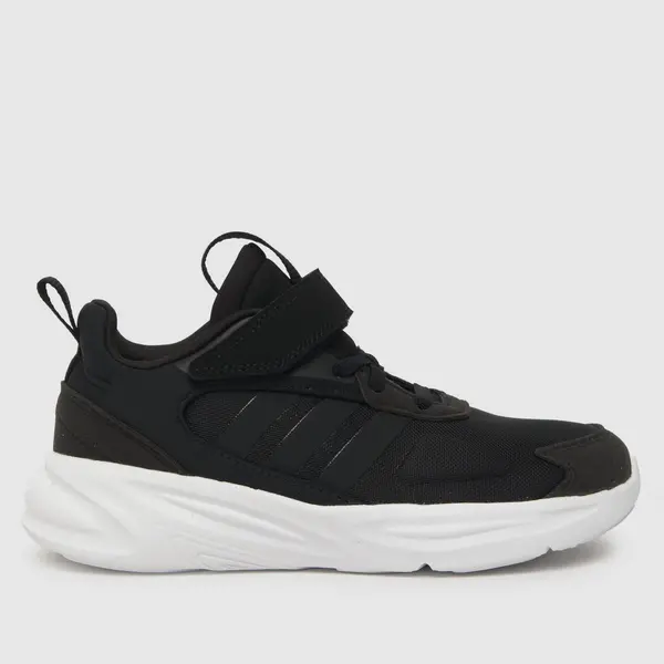 Image of adidas Black & white ozelle Junior trainers Black/White UK 10 (EU 28)