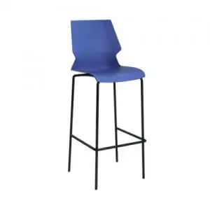 Image of Jemini Uni High Stool 510x595x1115mm BlueGrey KF90521 KF90521