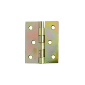 Image of Folding Closet Cabinet Door Butt Hinge Brass Plated - Size 43 x 50mm - Pack of 100