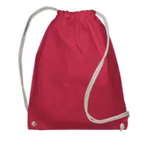 Image of Jassz Bags Drawstring Backpack (One Size) (Rouge Red)