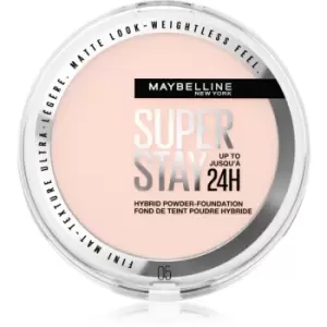 image of Maybelline SuperStay 24H Hybrid Powder-Foundation compact powder foundation for a matt look shade 05 9 g