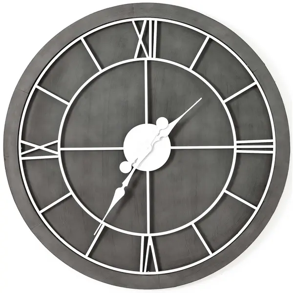 Image of Hill Williston Grey Wall Clock HI-21645