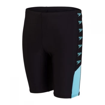 image of Speedo Splice Jammer Boys - Black/Light Adr