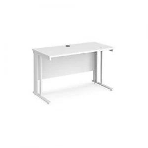 Image of Maestro 25 Cable Managed Desk Depth of 600mm Oak