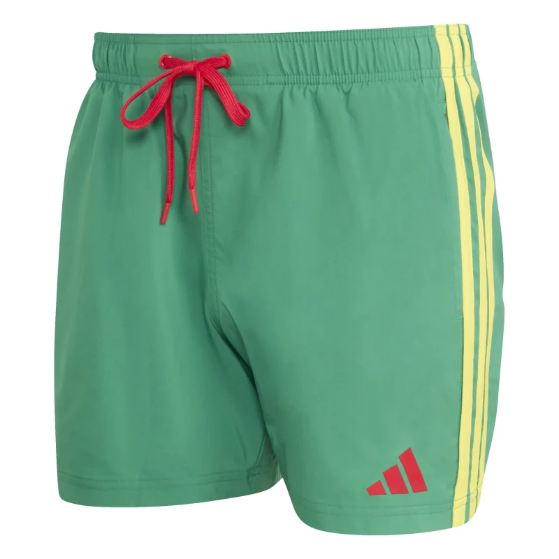 Image of Swim shorts adidas 3-Stripes 5" Vert Male S