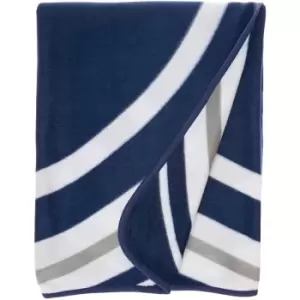 image of Tottenham Hotspur FC Fleece Pulse Blanket (150cm x 175cm) (Blue/White)