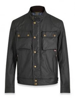 image of Belstaff Racemaster Wax Jacket - Black