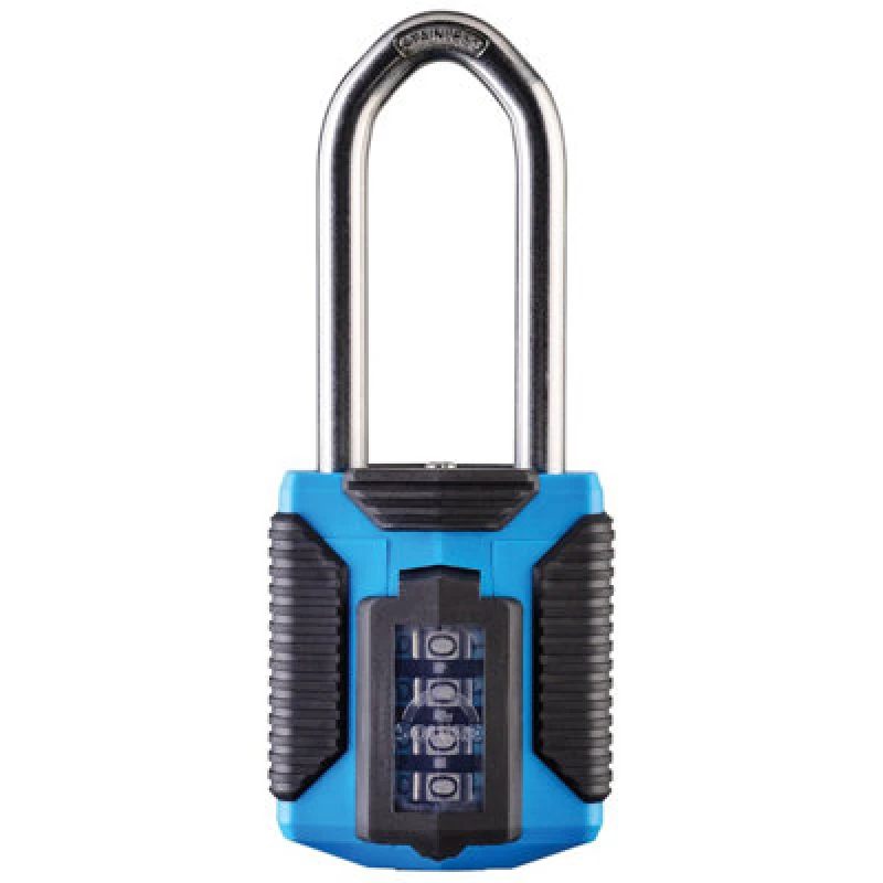 Image of Squire All Weather Combination Padlock Marine Grade Long Shackle Cp50/atls/2.5