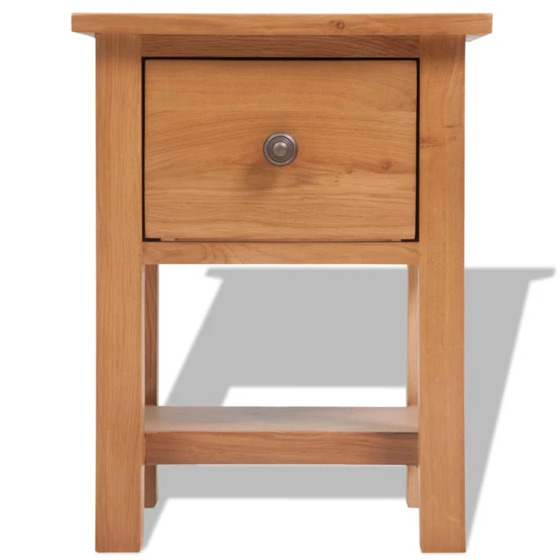 Image of Nightstands 2 pcs 36x30x47cm Solid Oak Wood