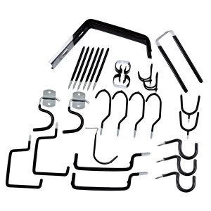 image of Rolson 30 Piece Home and Garage Hook Set