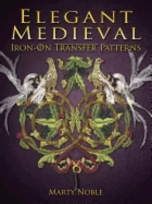 Image of elegant medieval iron on transfer patterns