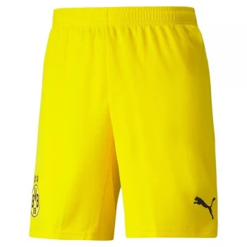 image of Puma Borussia Dortmund Home Shorts 2021 2022 - Yellow