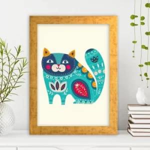 Image of AC41093681215 Multicolor Decorative Framed MDF Painting