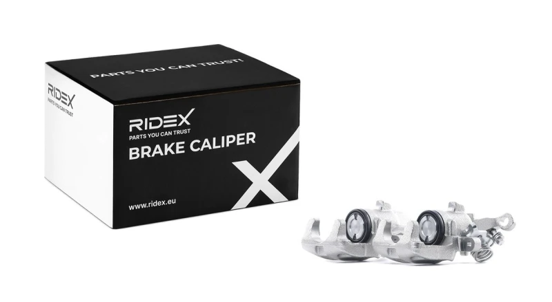 Image of RIDEX 78B1799 Brake caliper Rear Axle, without holder Cast Iron Brake Caliper (78)