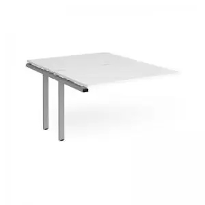 Image of Adapt add on units back to back 1200mm x 1600mm - silver frame, white