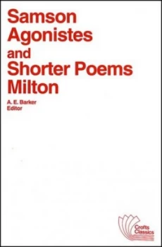 Image of Samson Agonistes and Shorter Poems by John Milton Paperback
