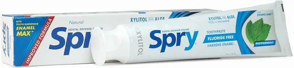 image of Spry Xylitol Peppermint Toothpaste 113g