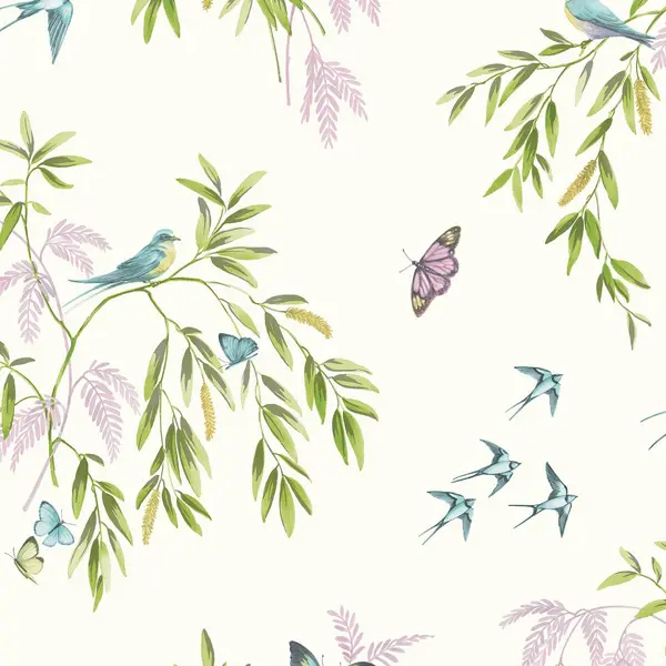 Image of Arthouse Halcyon Days Wallpaper Cream