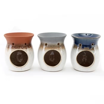 Image of Dip Effect Stoneware Oil Burner One Random Supplied
