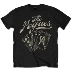 Image of The Pogues - Ace Unisex Large T-Shirt - Black