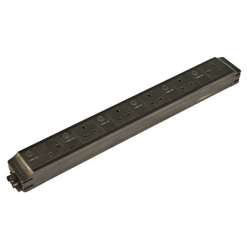 Image of Cablenet Cablenet 6 x (3.15Amp) Individually Fused UK Sockets (West,N,N,N,N,East) PDU PDP-PACK-6