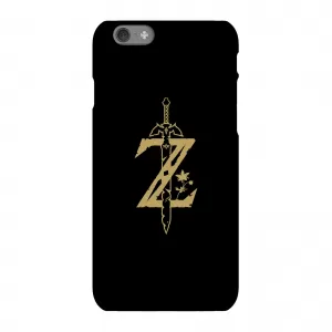 image of Nintendo The Legend Of Zelda Master Sword Phone Case - iPhone 6S - Snap Case - Gloss