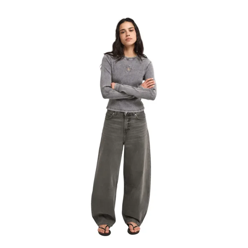 Image of Roxy Loose womens jeans Roxy Glow Noir Female 34