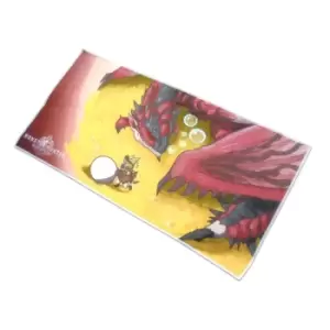 Image of Monster Hunter World Towel Rathalos & Palico Egg Quest 70 x 35 cm