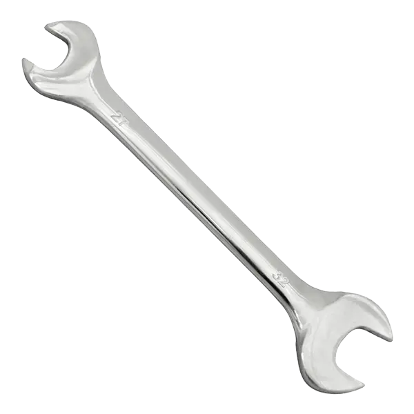 Image of HAZET 450N-34X36 Open-end Spanner Length: 343,2mm, Chrome Vanadium Steel, Chromed Chrome Vanadium Steel Open-end Spanner (5596)