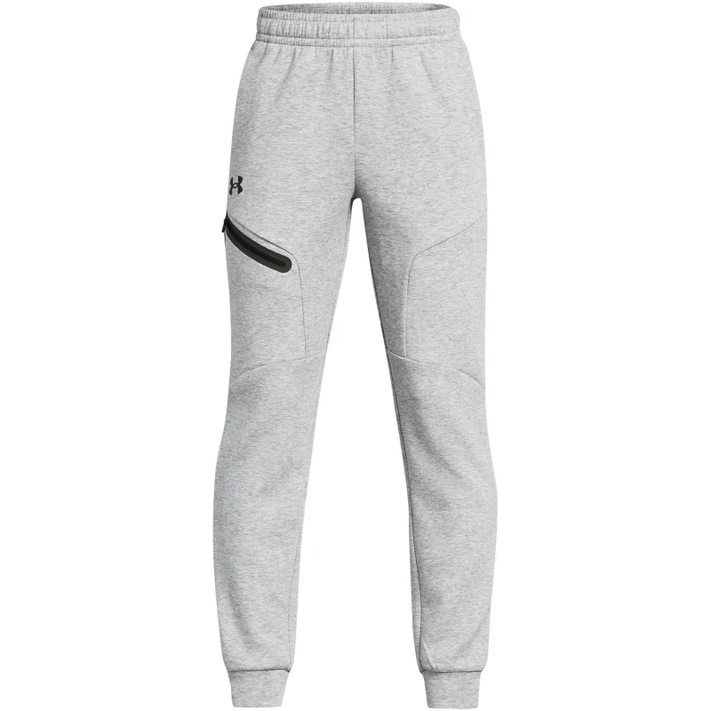 Image of Under Armour Unstoppable Fleece Joggers Grey male 7-8 (S)