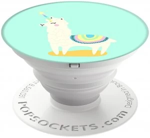 image of PopSockets Mobile Phone Stand Llamacorn