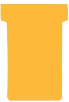 Image of T-cards size 2, W: 48 mm, H: 84 mm, orange