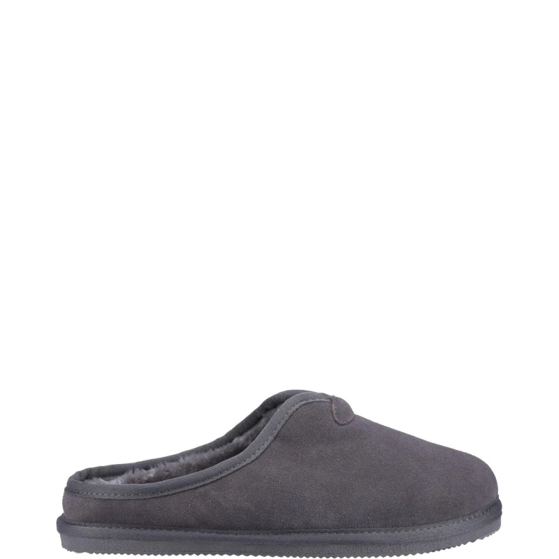 Image of Hush Puppies Hush Puppies Men 'Conrad' Classic Slippers in Grey Size: 6 Grey 6 Male 5063294066294