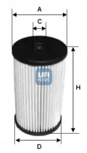 Image of 26.007.00 UFI Fuel Filter