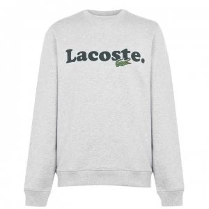 Image of Lacoste Lacoste Script Crew Sweatshirt - Silv Chine CCA
