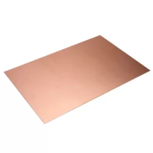 image of R-TECH 341025 Copper Clad Double Sided FR4 Fibre Glass 203 x 305mm