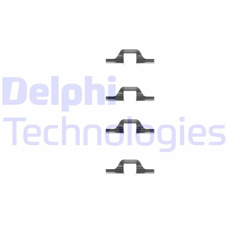 Image of DELPHI Brake pad fitting kit DELPHI LX0260