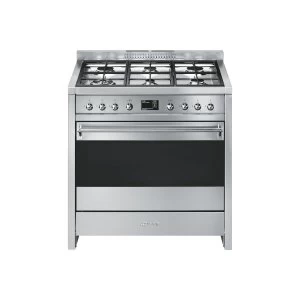 image of SMEG Opera A19 Dual Fuel Range Cooker