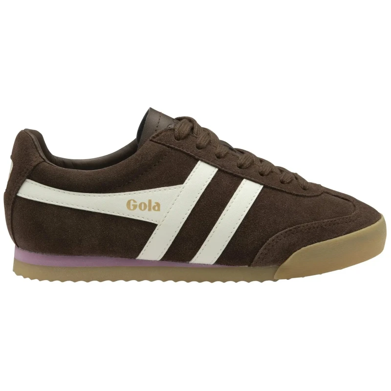 Image of Gola Womens suede Trainers Gola Apollo Marron Female 38