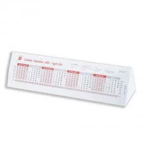 Image of Office 2020 PC Monitor Calendar 16 Months to View Triangular Structure