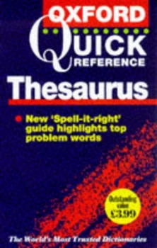 Image of The Oxford Quick Reference Thesaurus by Alan Spooner Paperback