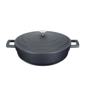 Image of MasterClass 4L Cast Aluminium Shallow Casserole Dish